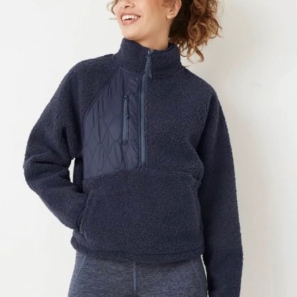 JoyLab Navy Fleece Sweatshirt